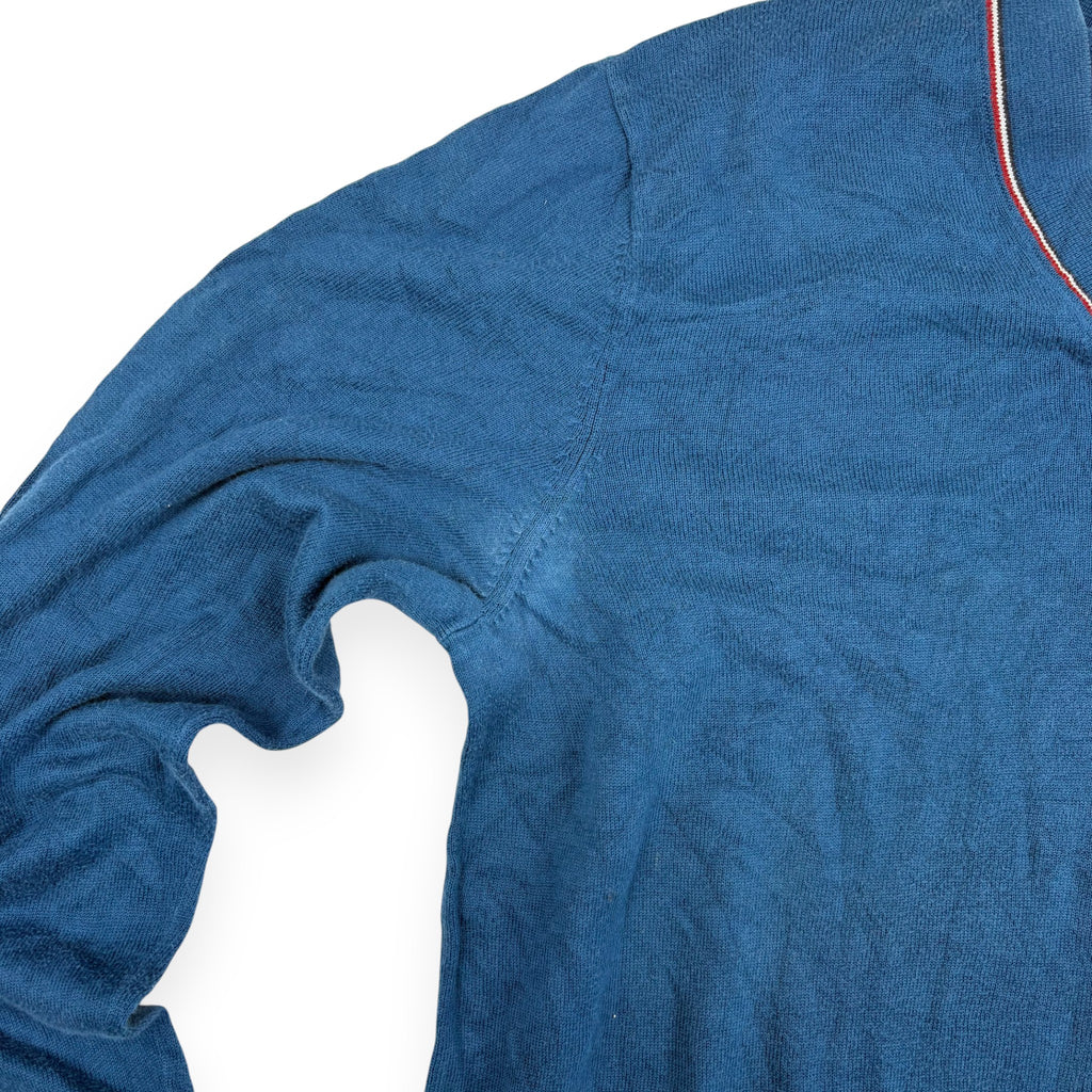 Lacoste L!VE V-Neck Strickpullover Blau