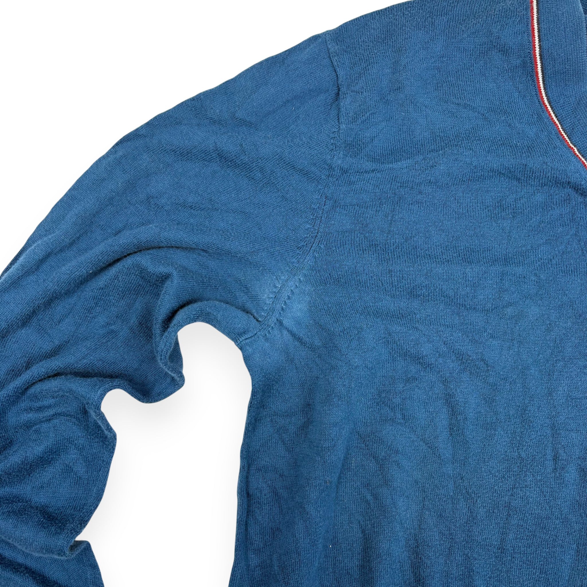 Lacoste L!VE V-Neck Strickpullover Blau