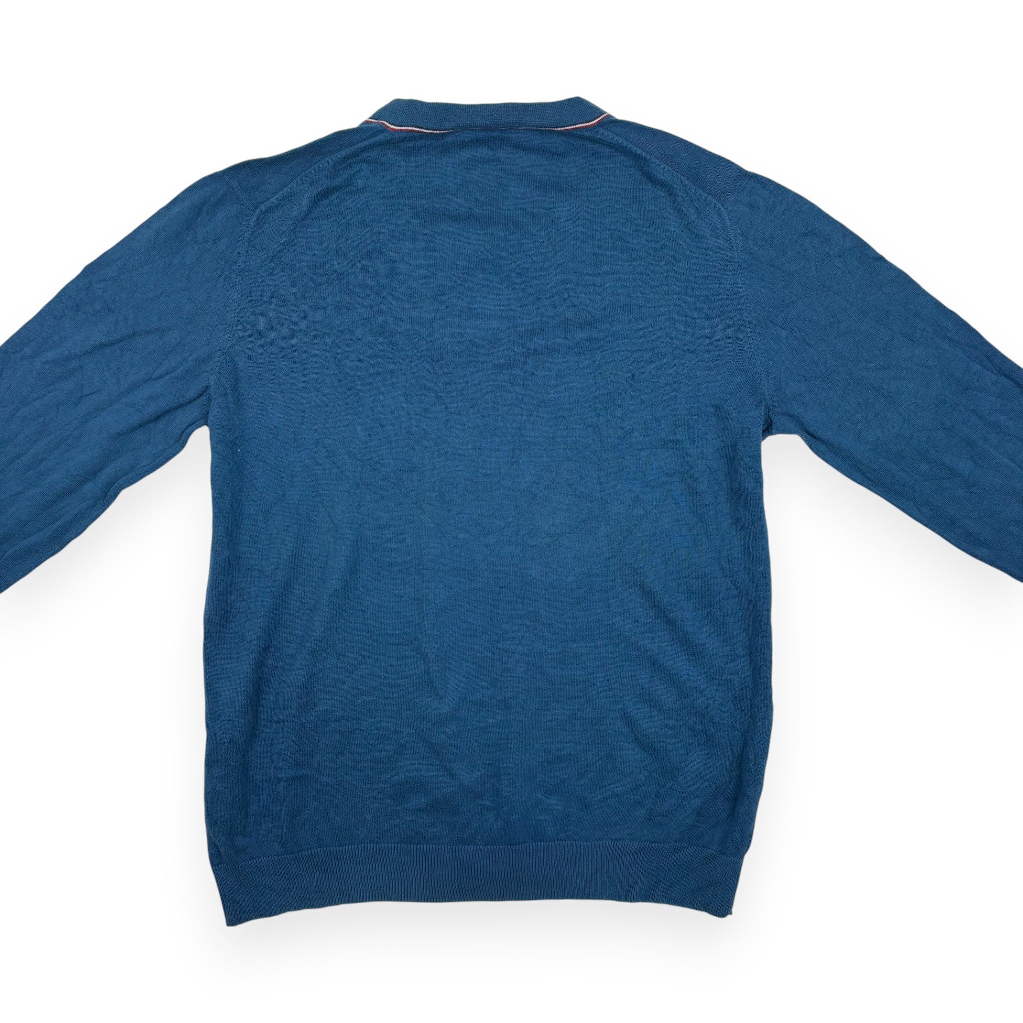 Lacoste L!VE V-Neck Strickpullover Blau