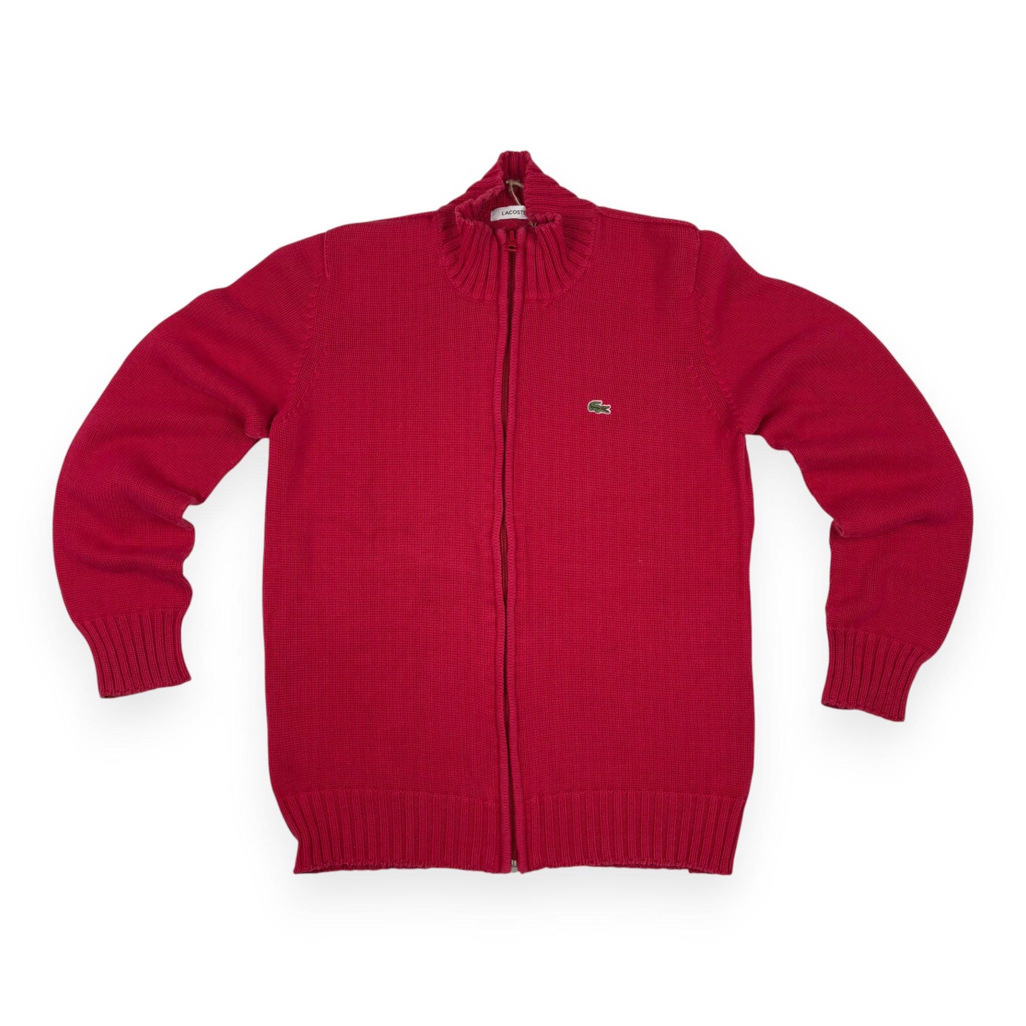 Lacoste Strickjacke mit Reißverschluss Rot
