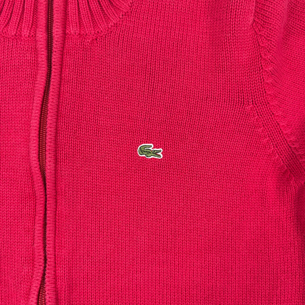 Lacoste Strickjacke mit Reißverschluss Rot