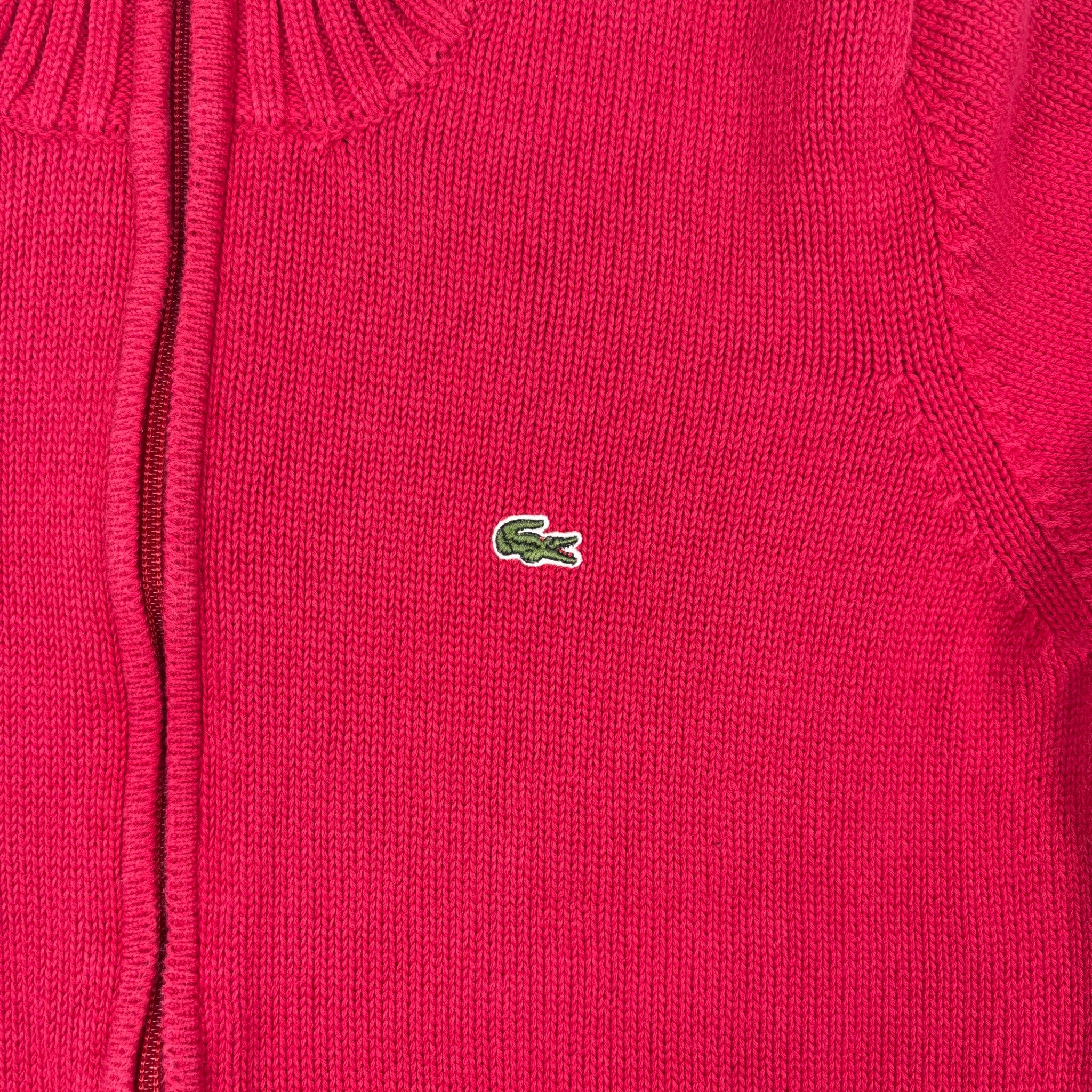 Lacoste Strickjacke mit Reißverschluss Rot