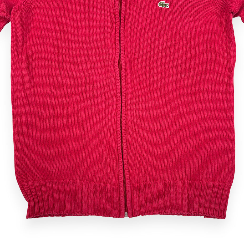 Lacoste Strickjacke mit Reißverschluss Rot