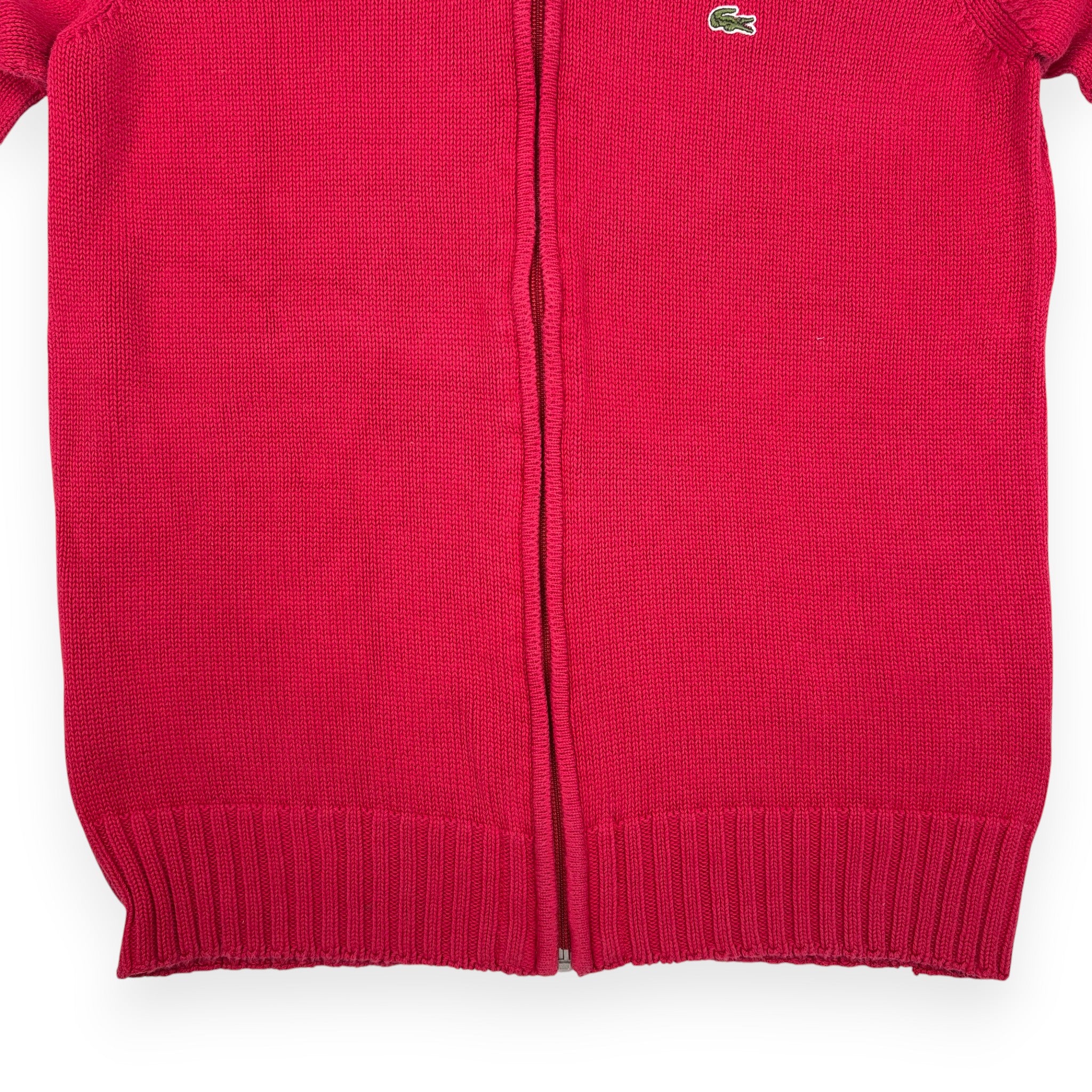 Lacoste Strickjacke mit Reißverschluss Rot