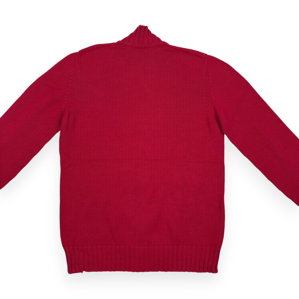 Lacoste Strickjacke mit Reißverschluss Rot