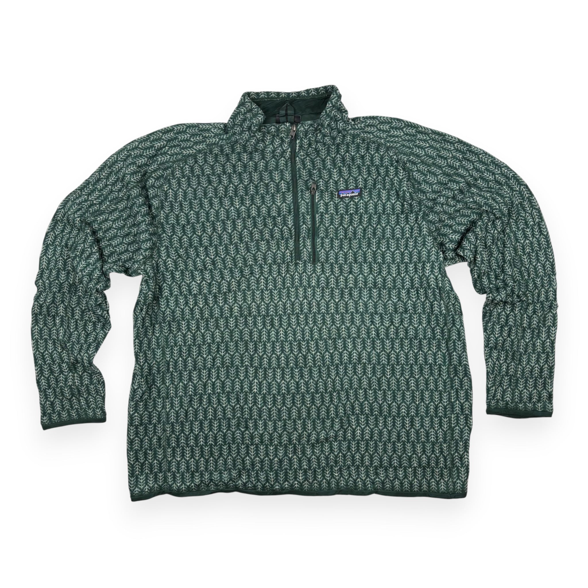 Patagonia Better Sweater 1/4-Zip Fleece Waldgrün (Arrow-Print)