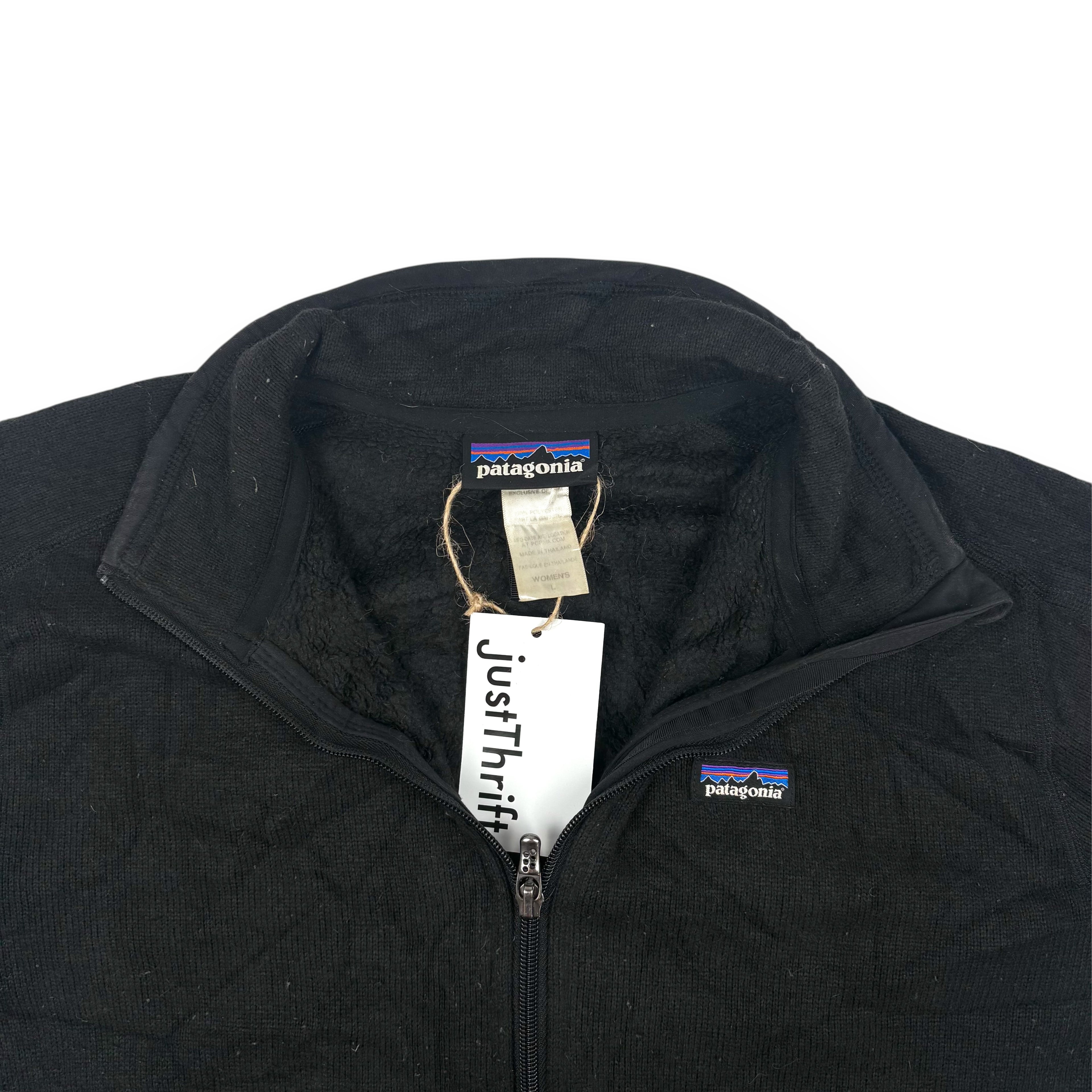 Patagonia R1 Fleecejacke Schwarz Damen L