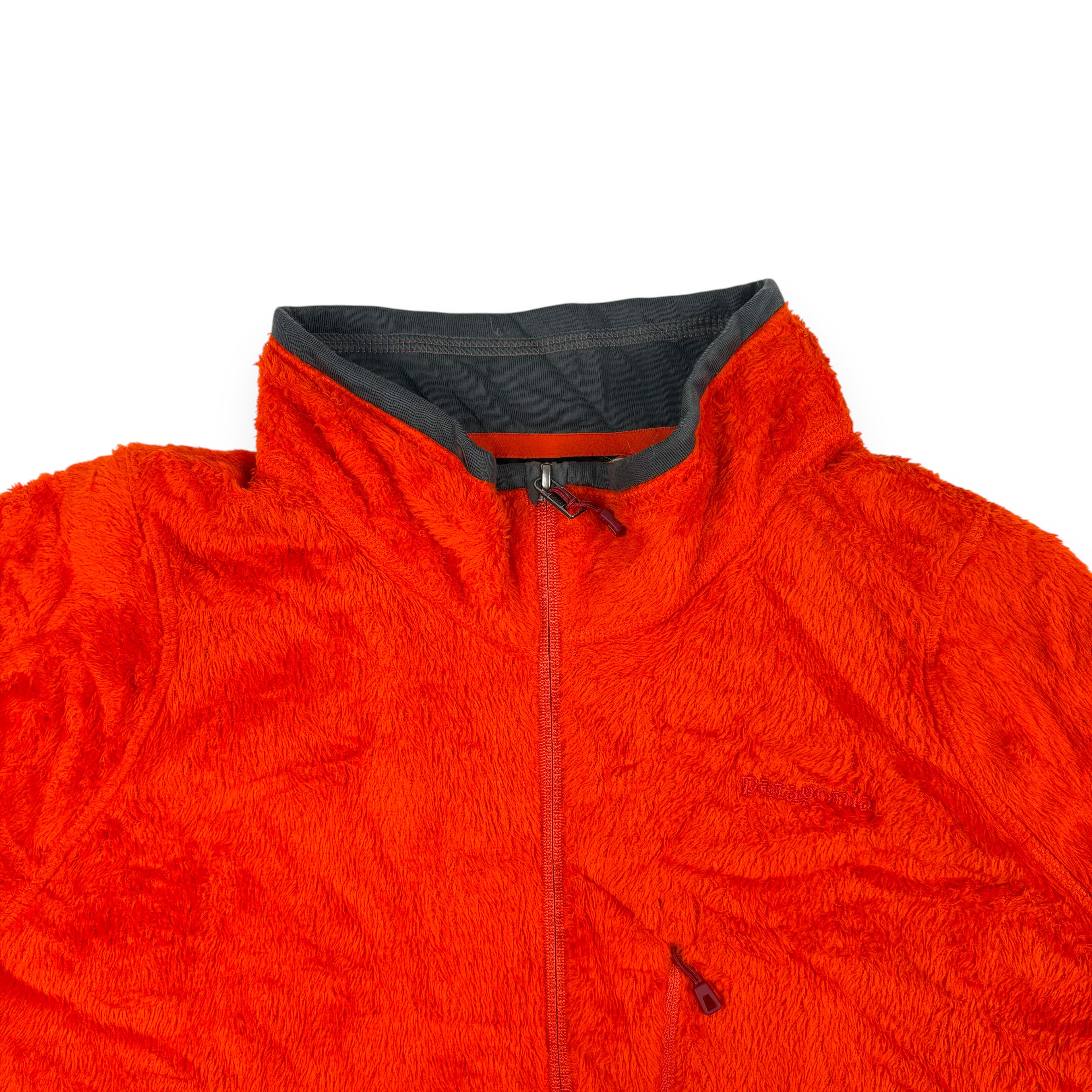 Patagonia R2 High-Loft Fleecejacke Orange/Rot