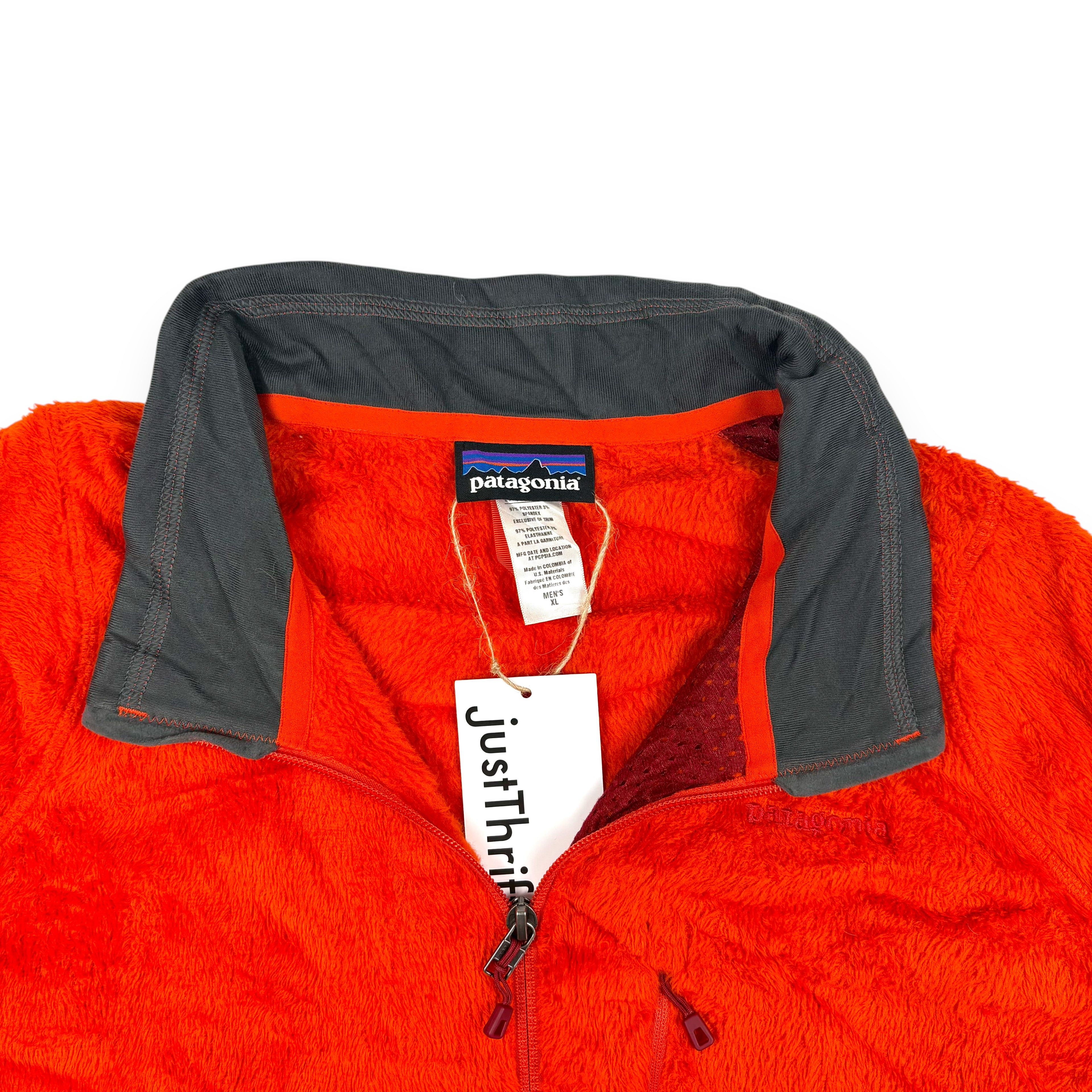 Patagonia R2 High-Loft Fleecejacke Orange/Rot