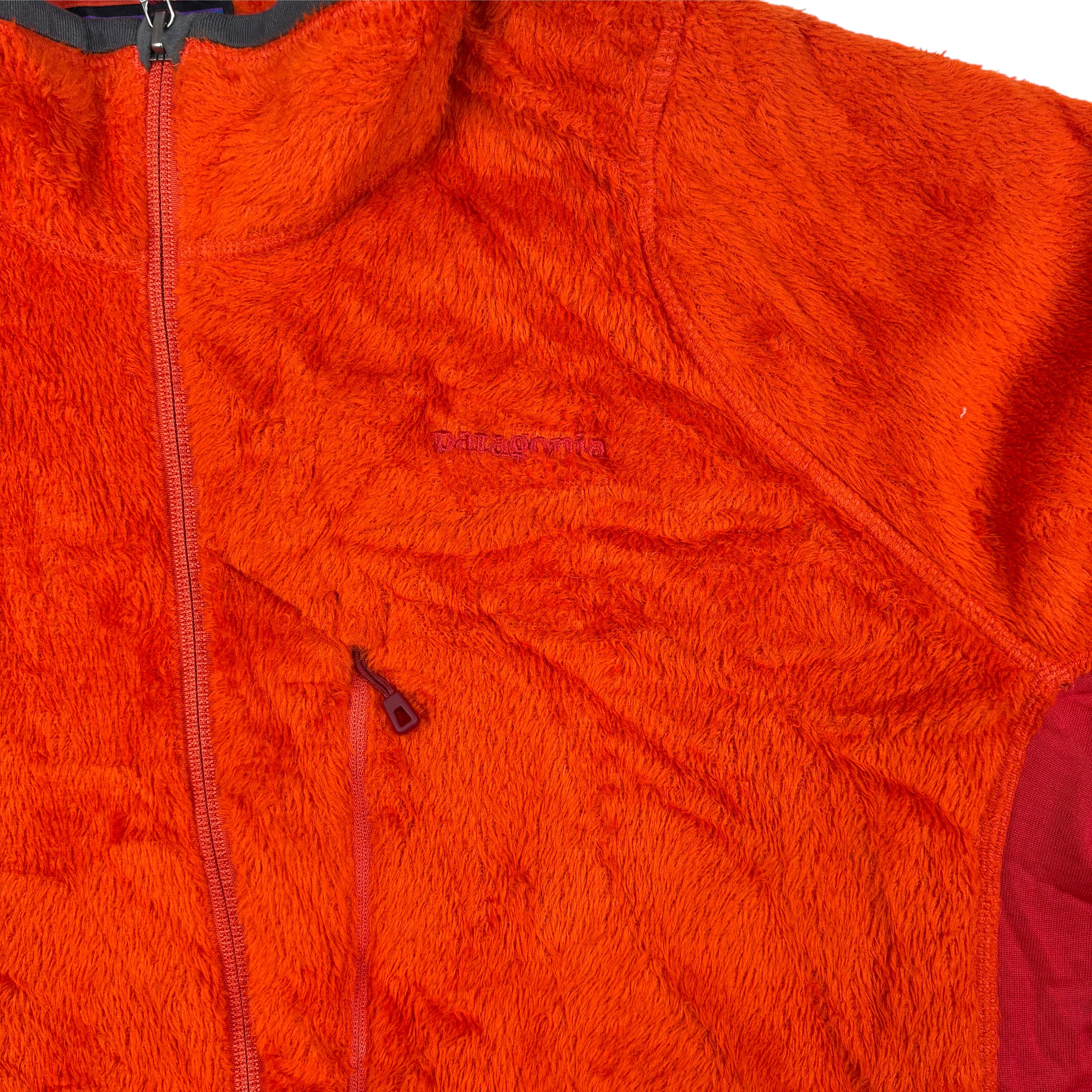Patagonia R2 High-Loft Fleecejacke Orange/Rot