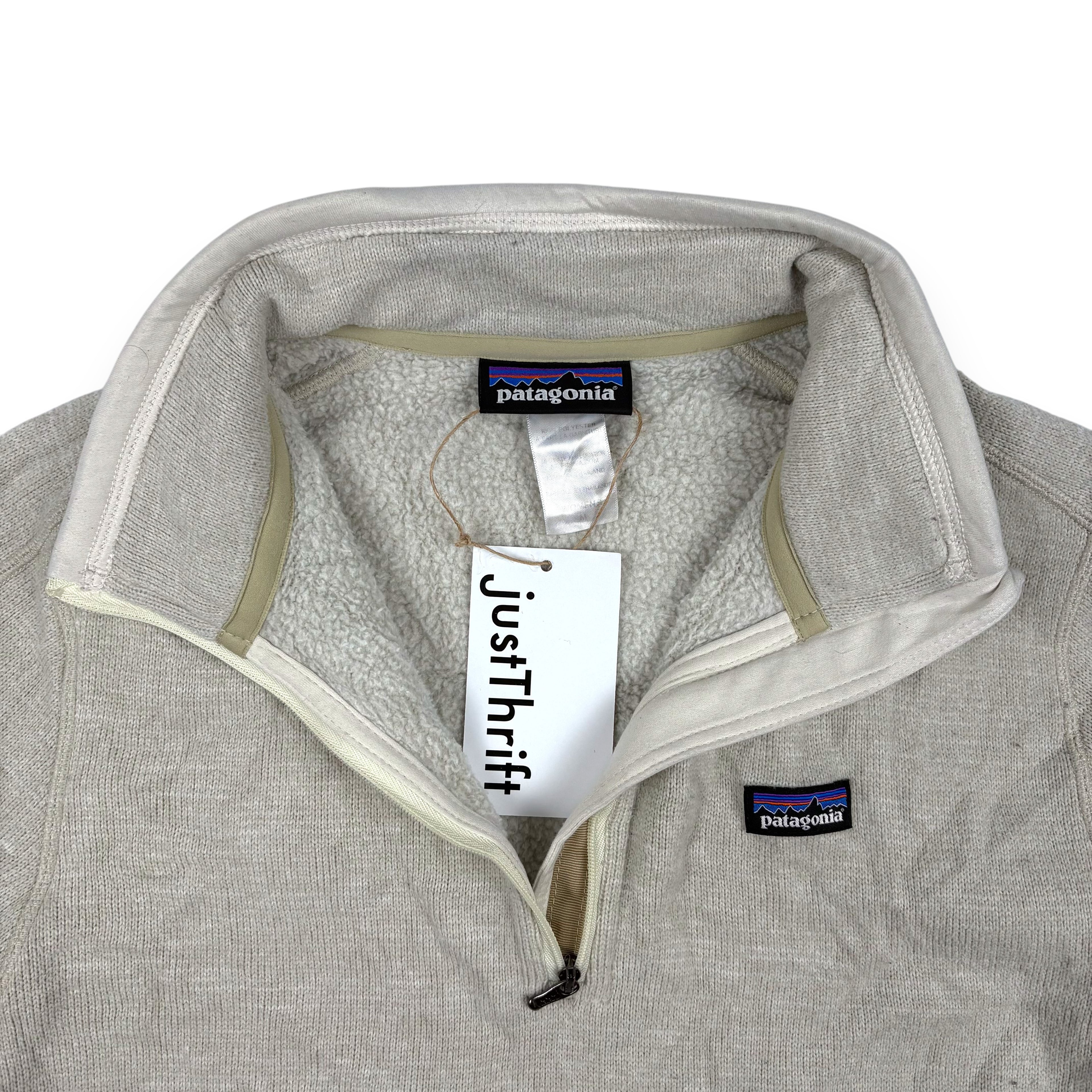 Patagonia Better Sweater 1/4 Zip Fleece Beige