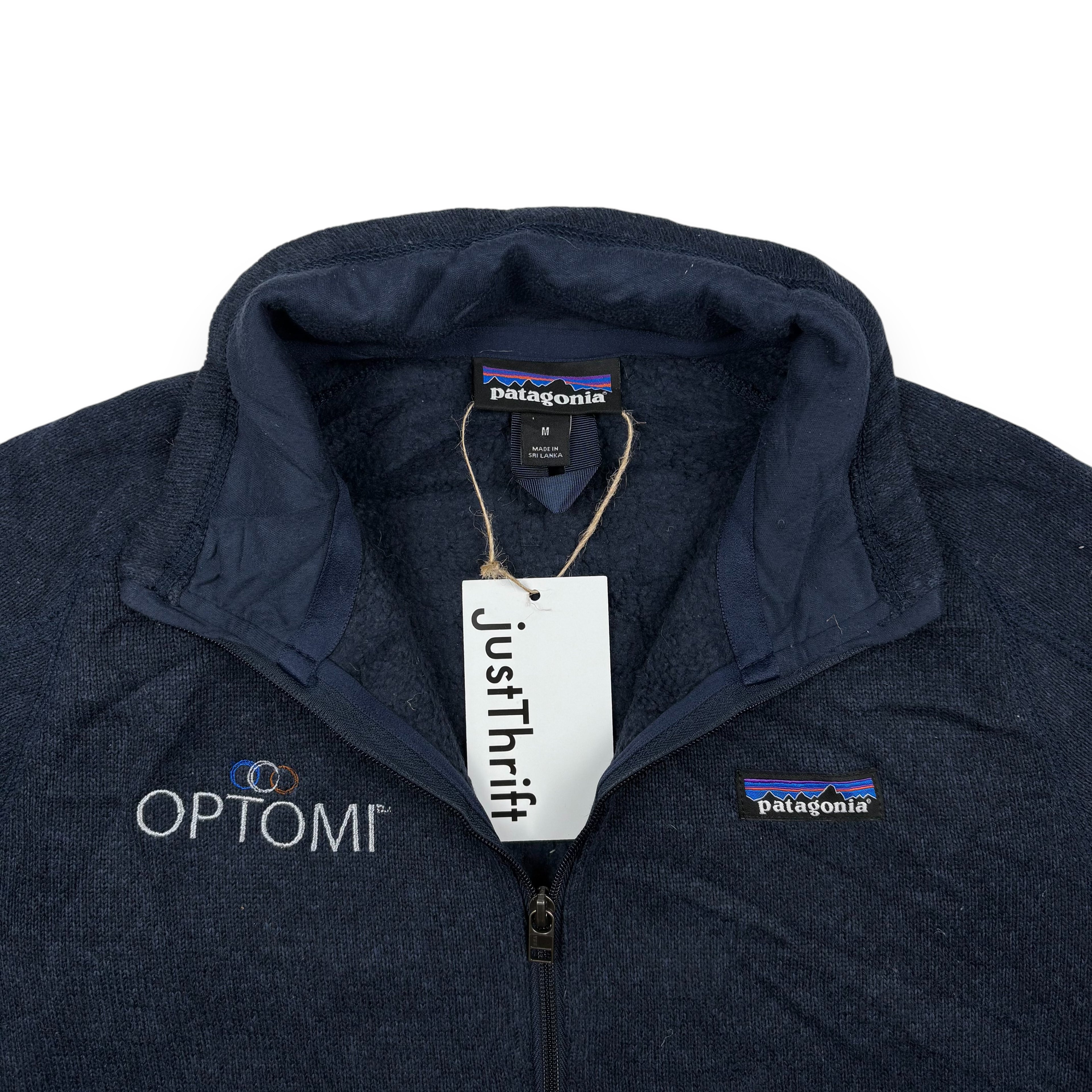 Patagonia Better Sweater 1/4 Zip Fleece Dunkelblau (Optomi Branding)