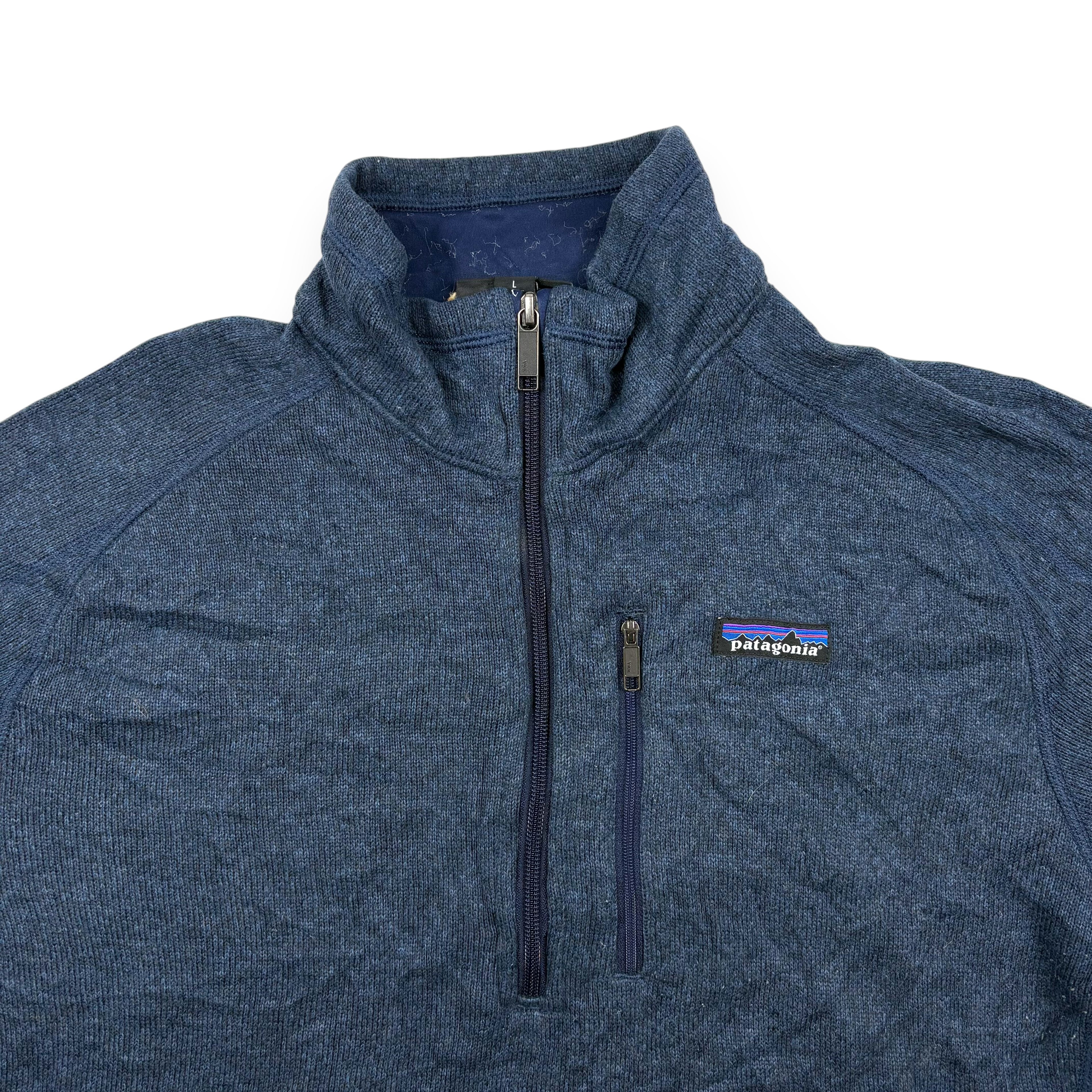 Patagonia Better Sweater 1/4 Zip Fleece Blau