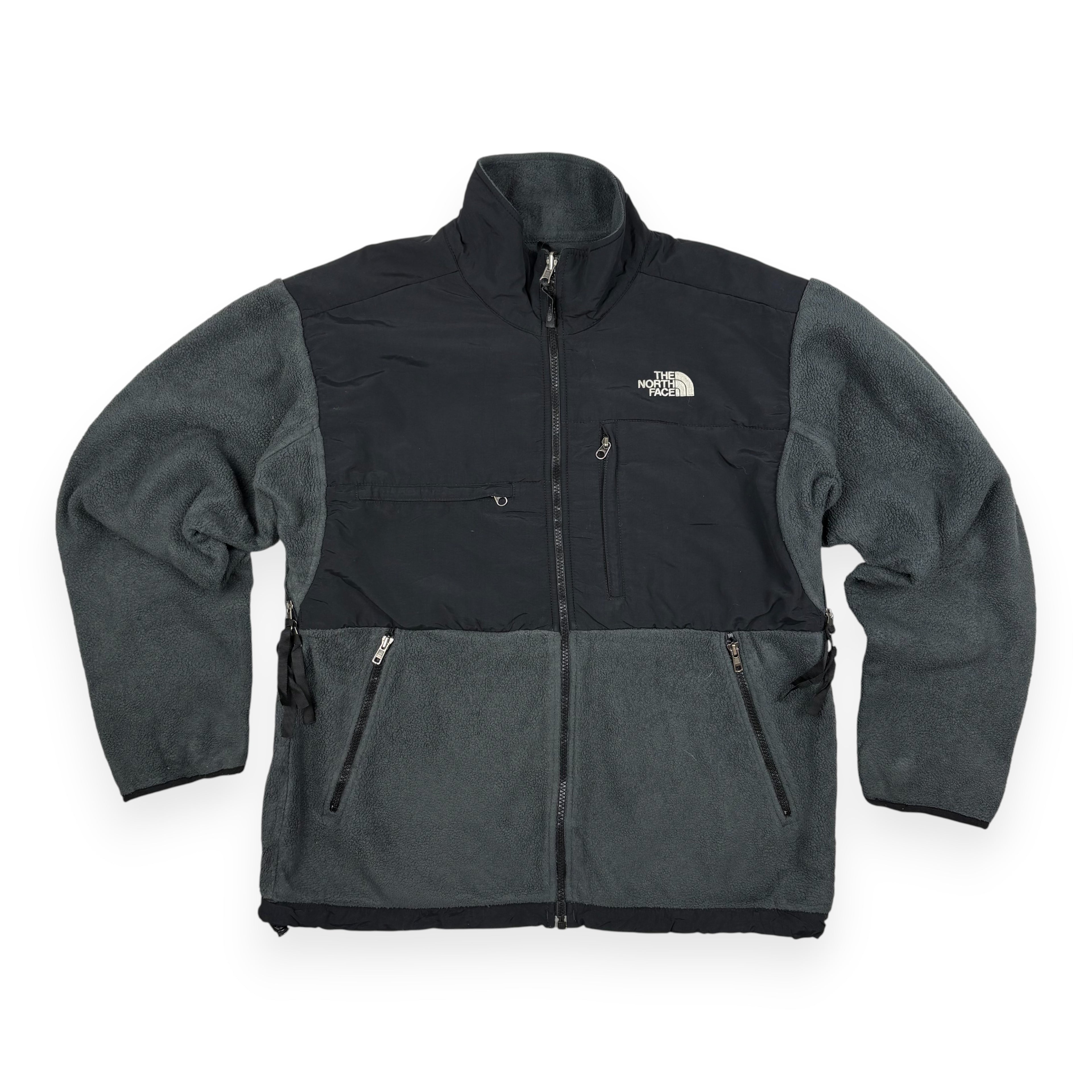 The North Face Denali Fleecejacke Grau/Schwarz