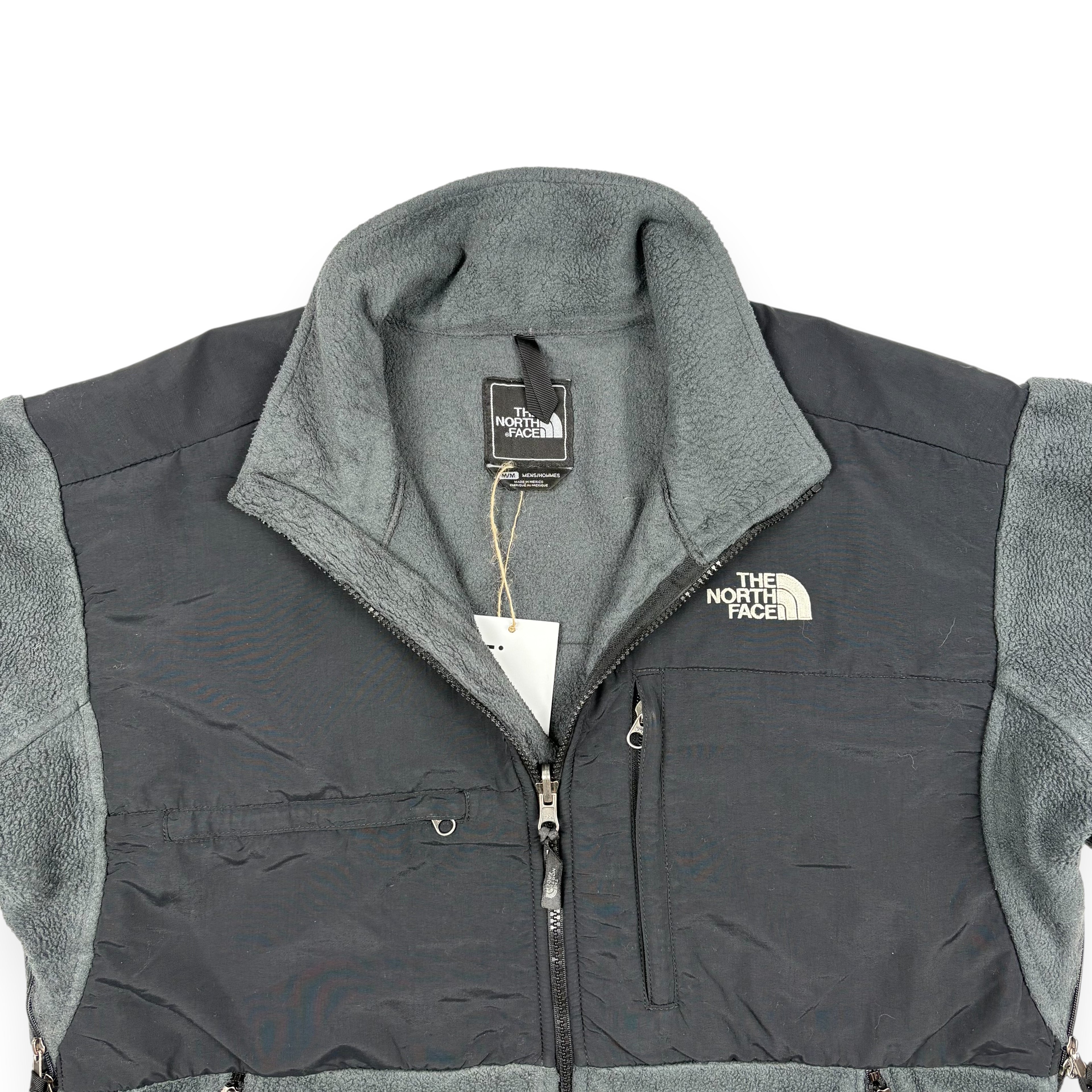 The North Face Denali Fleecejacke Grau/Schwarz