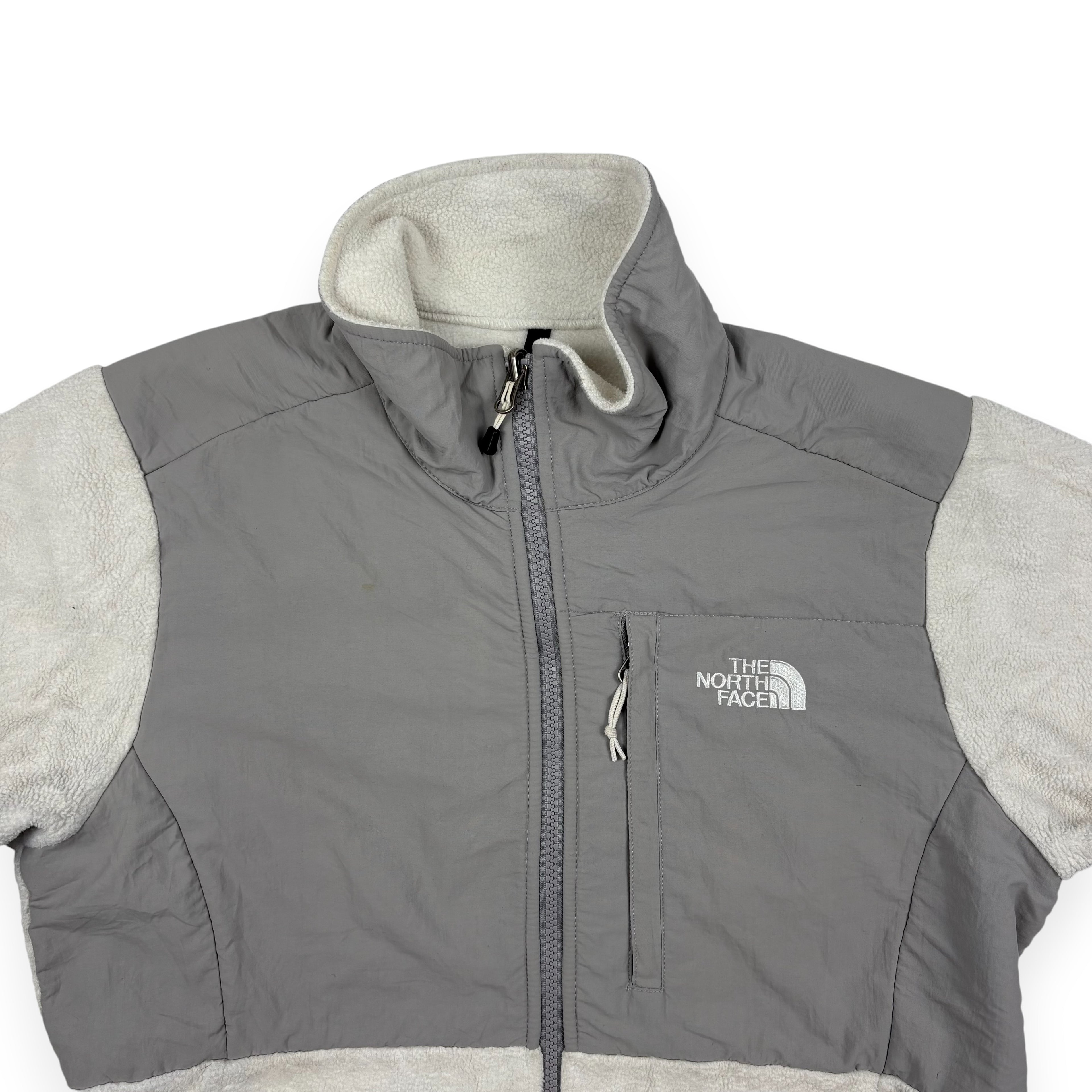 The North Face Denali Fleecejacke Grau / Weiß