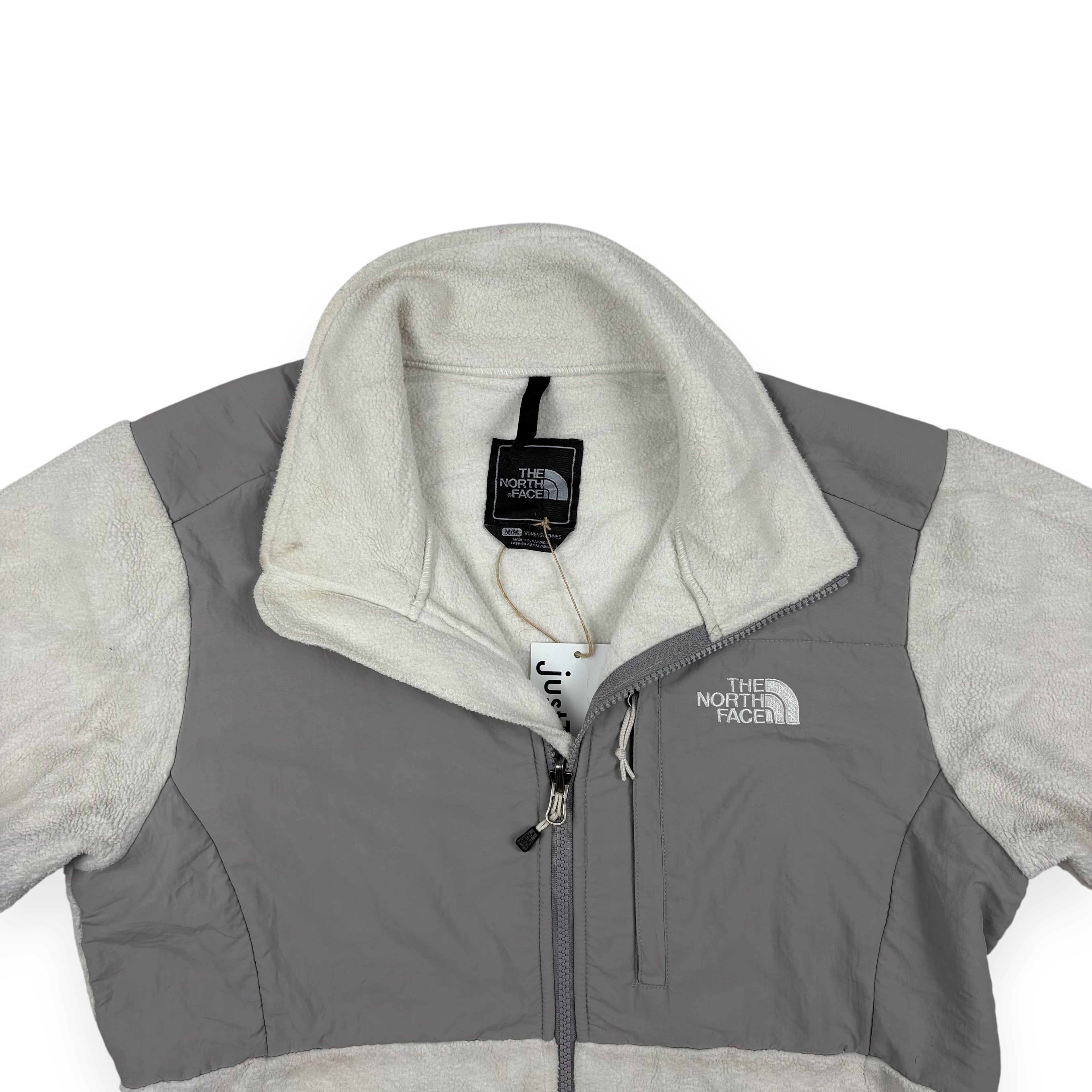 The North Face Denali Fleecejacke Grau / Weiß